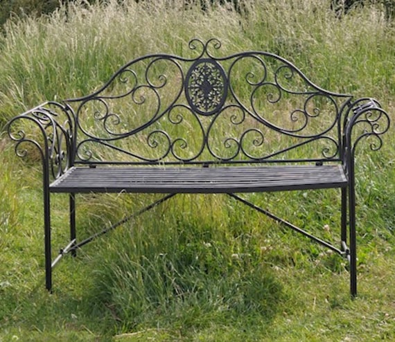 French Cast Iron Bench French Cast Iron Bench