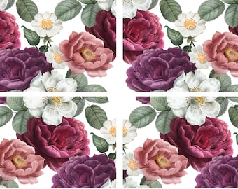Belles and Whistles Furniture Decor Transfer FLORAL ROMANCE - 32" x 22" Dixie Belle, Re-Design with Prima, Chalk Mineral Paint