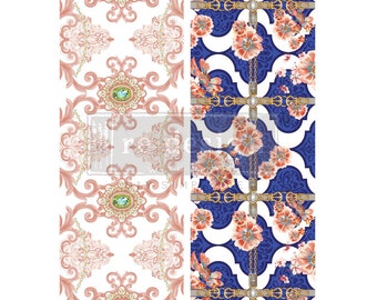 Decor Transfers Cece Fashion & Florals 24"x35" Dixie Belle Redesign with Prima, Chalk Mineral Paint, June 2022 release, elegance, modern