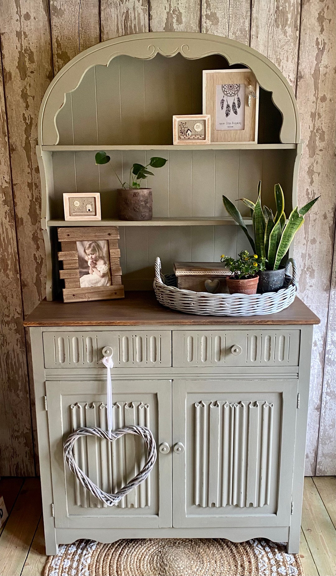 Jacqueline Dutch Oak Welsh Dresser Top and Bottom Complete Etsy UK