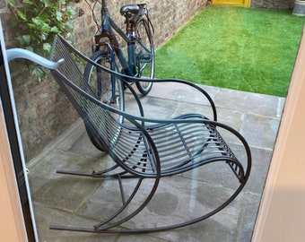 Amalfi garden rocking chair, charcoal, new, contemporary, modern, garden furniture