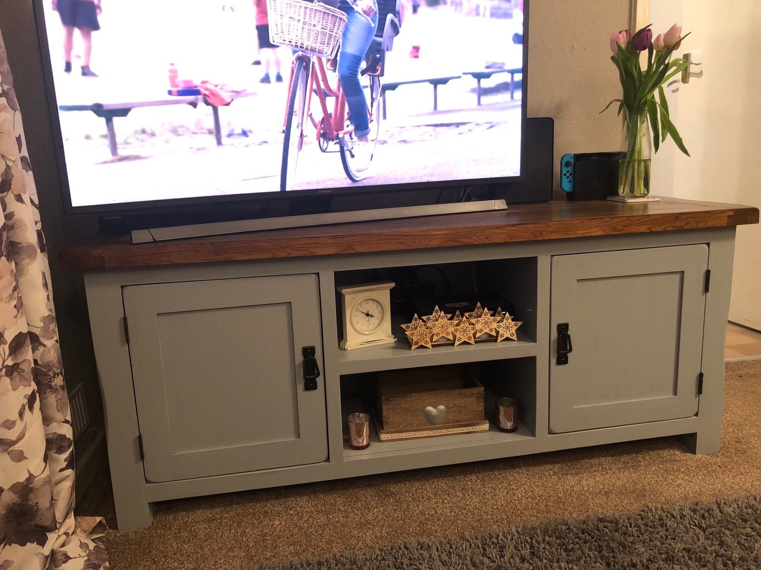 Distressed entertainment center deals