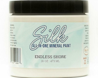 Endless Shore Dixie Belle Silk All In One Mineral Paint, 20 Colours, Upcycle, Craft, Painting, Furniture, Kitchen Renovation water resistant