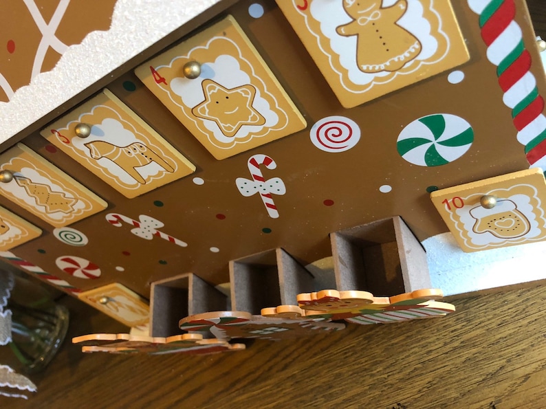 Gingerbread House Advent Calendar Etsy
