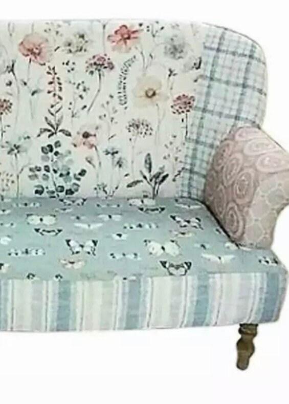 Floral Sofa 23 Seater Chesterfield Shabby Chic Country Etsy UK