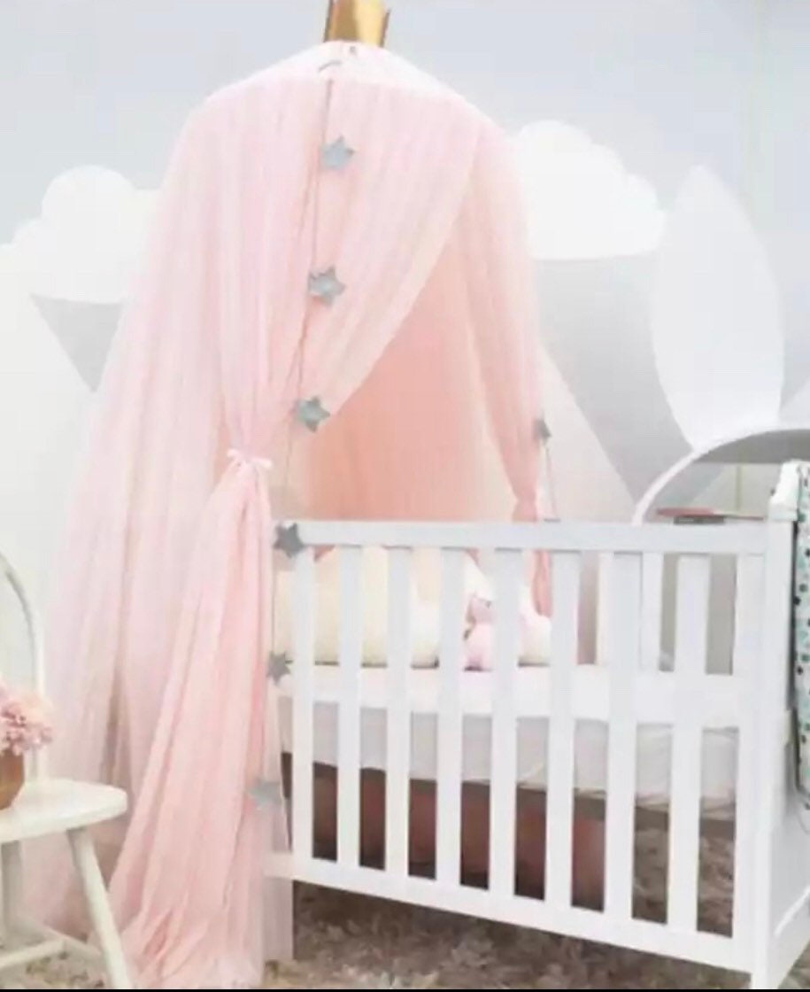 Kids Baby Hanging Cot / Crib Canopy Nursery Bed Dome Net Etsy UK