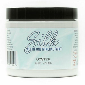 Oyster - Dixie Belle Silk alles-in-één minerale verf - 20 kleuren, upcycle, ambacht, schilderen, meubels, keukenrenovatie waterbestendig