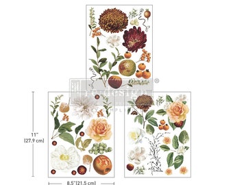 Prima Middy Transfers - Seasonal Splendor SKU: PM666705, Rustic Charm, Decor Transfer, Upcycle, Crafts, Christmas, Winter Release 2023