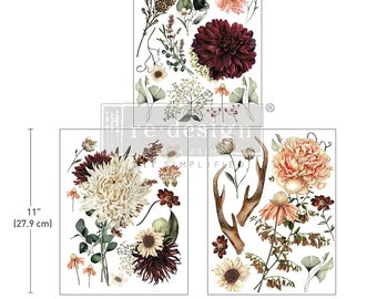 Prima Middy Transfers - Willow Way SKU: PM666699, Rustic Charm, Decor Transfer,Upcycle, Crafts, Christmas, Winter Release 2023