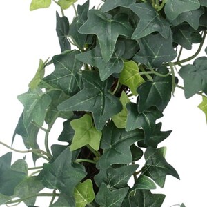 Peut inclure: Une couronne de lierre verte avec des feuilles luxuriantes et r&eacute;alistes. La couronne est faite de lierre artificiel et est parfaite pour ajouter une touche de verdure &agrave; n'importe quel espace.