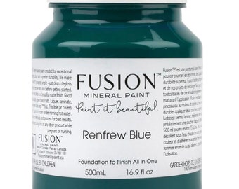 Renfrew Blue, Fusion Mineral Paint, 500ml, Shabby Chic Furniture update makeover, milk paint, silk, chalk paint, upcycle, refinish, art