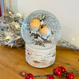 TZSSP Musical Christmas Snow Globe - Snowman Water Globe Plays 'We Wish You A Merry Christmas'