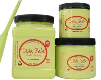 Limeade | Dixie Belle Paint | Lime Green Chalk Mineral Paint | 236ml 8oz, 473ml 16oz, 946ml 32oz, Shabby Chic Furniture update makeover