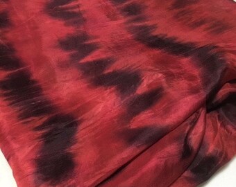 Hand-dyed Silk TissueGauze Fabric increments sold in 1 Metre - THE BLUES 4.5momme 1.1 Yard