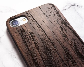 Wood iPhone Case Gifts for Him Also for iPhone 8, iPhone 7/8 Plus ...