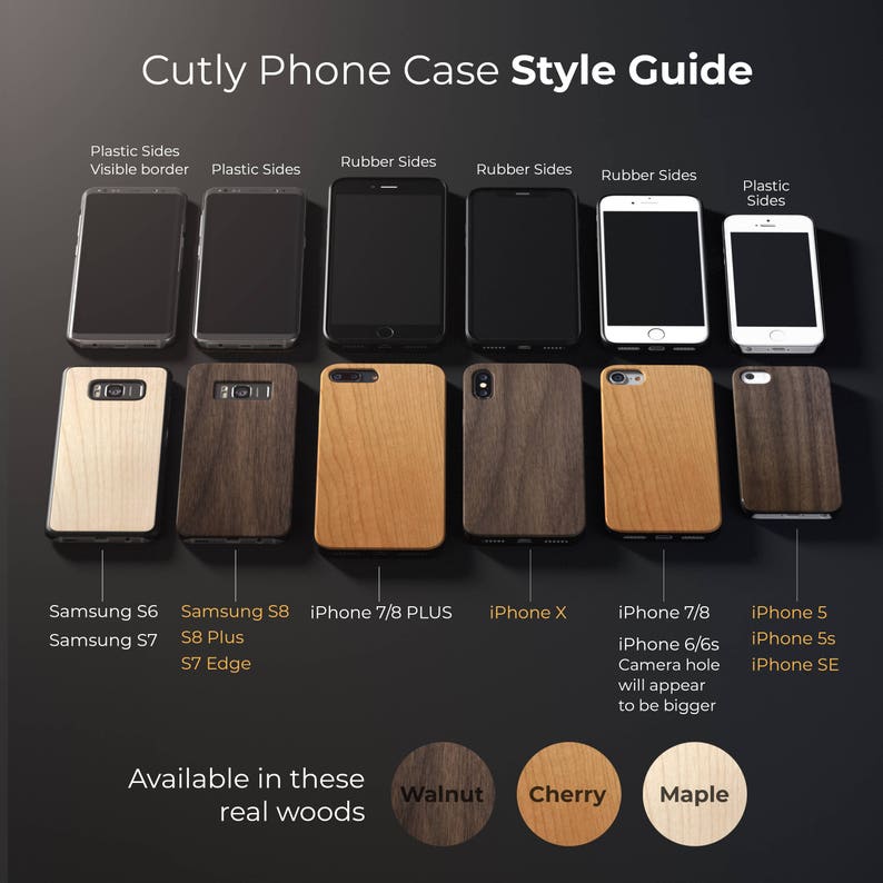 wooden Samsung S8 case Personalized Gift with custom initials iphone 7 case iphone X case Custom iPhone 8 case personalized gift