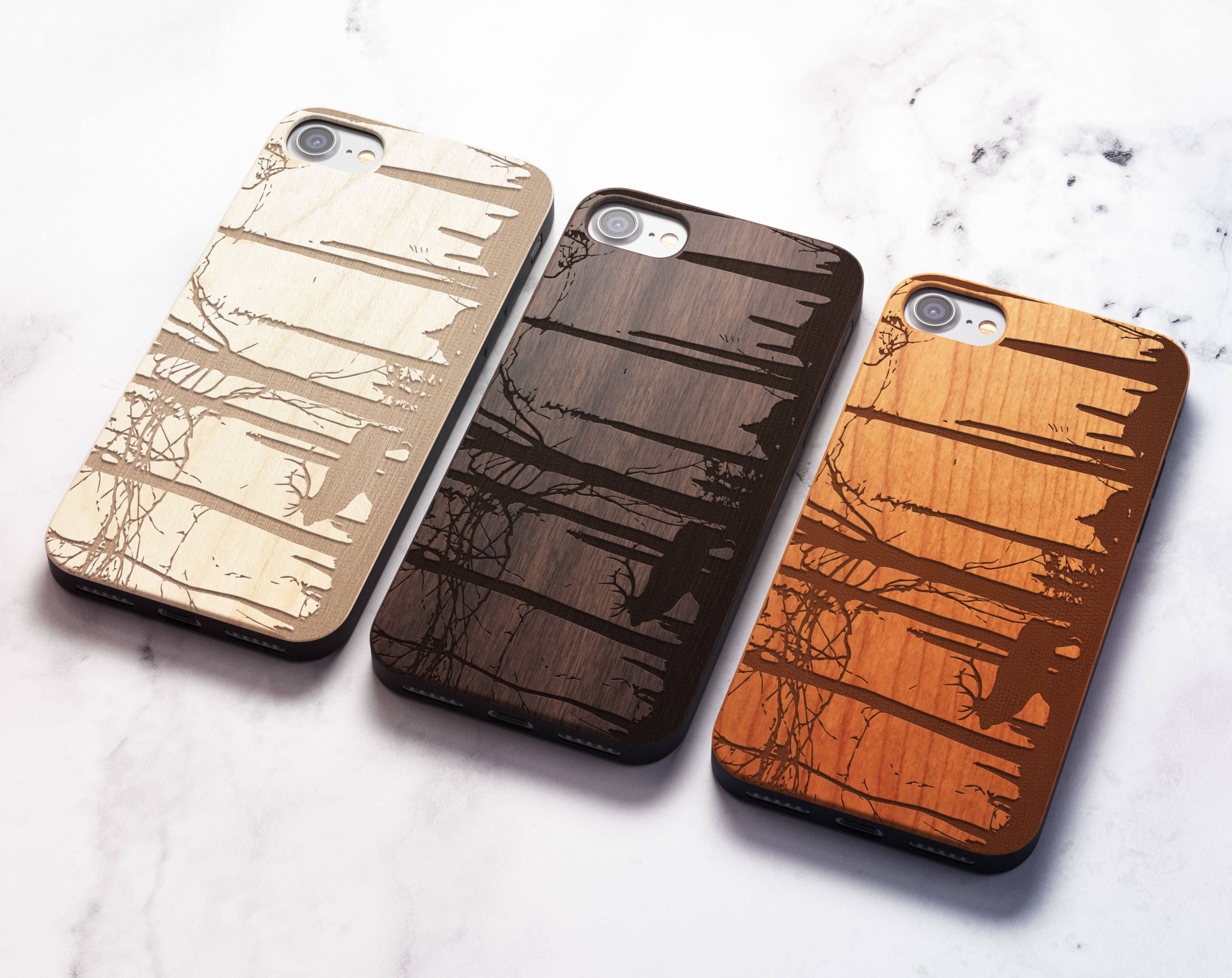 Real Wood Iphone 8 Outdoors Case Also for Iphone 8 Iphone 7/8 - Etsy UK