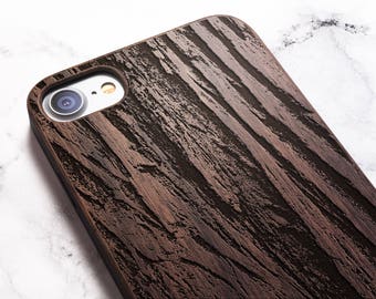 Wood iPhone case - gifts for him also for iPhone 8, iPhone 7/8 Plus, iPhone X, iPhone 7, SE, Samsung Galaxy S8, S8 PLUS, S9, S9 PLUS