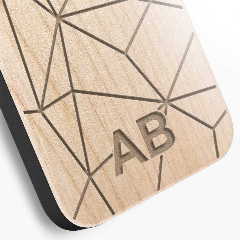 wooden Samsung S8 case Personalized Gift with custom initials iphone 7 case iphone X case Custom iPhone 8 case personalized gift