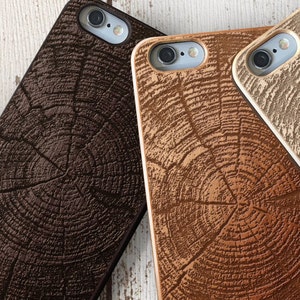 Wood Tree Rings iPhone 8 Case Also for X SE 5s 5 6 /6s 7 and 7 Plus 8 ...