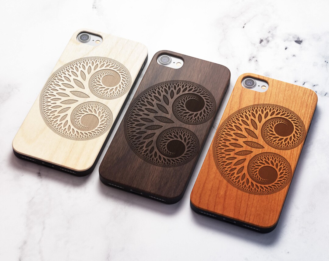 Real Wood iPhone 8 Tree Case Also for iPhone 8, iPhone 7/8 Plus, iPhone ...