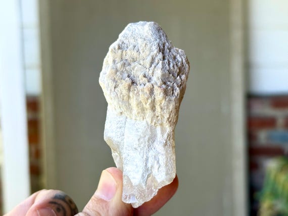 Atlantean Lovestar Candle Quartz, Scepter Formation, 78g, New Find, Past Life Recall and Ancient Civilizations, Minas Gerais, Brazil T527