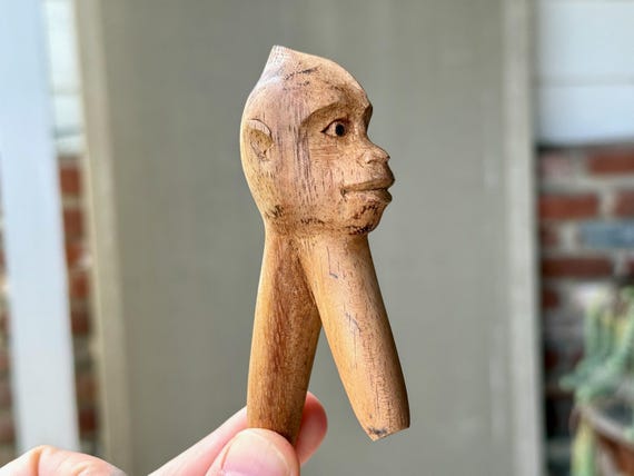 Bigfoot Kuripe, Traditional Shamanic Applicator Pipe, Single Block Kuripe