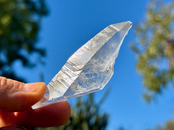 Lemurian Quartz, Double Terminated & Galactic Key Formation, 44g, New Find, Connection to Source, Bahia, Brazil T969