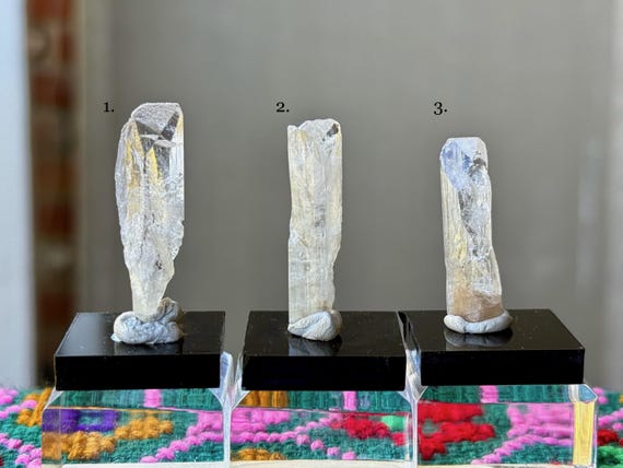 Danburite, All-Natural, Choose ONE of Three, Heart & Crown Chakra, Angelic Contact, San Luis Potosi, Mexico T975