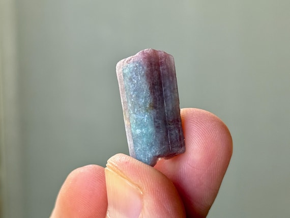 Bicolor Paraiba Tourmaline, Purple & Blue Hues, 6g, Old Stock, Rio Grande Del Norte, Brazil T805