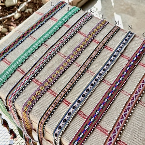 Watana Ties、メサの伝統的なデスパチョネクタイ、ラージサイズ、アンデスビーズブレスレット/ハットバンド、ペルーのチャワイティリで手作り