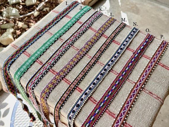 Watana Ties, Traditional Despacho Tie for Mesa, Large Size, Andean Beaded Bracelet/Hatband, Handmade in Chawaytiri, Peru