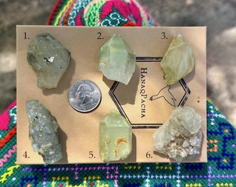 Dream Quartz, Green Epidote Inclusion, Choose ONE of Eight, Old Find, Past Life Regression, Madagascar B672