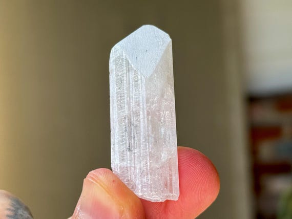 Danburite, All Natural, 17g, Heart & Crown Chakra, Angelic Contact, San Luis Potosí, Mexico T570