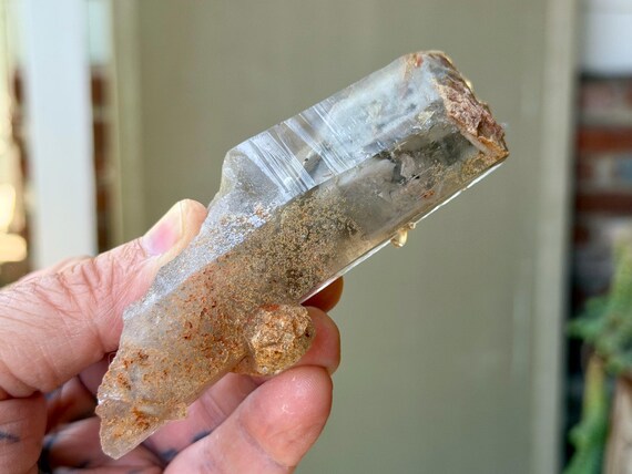 White Amphibole Quartz, 170g, New Find, Third Eye & Crown Chakra, Guardian Angels, Diamantina, Minas Gerais, Brazil A974