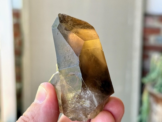 Pele's Dream Lemurian Citrine, Time Link Activation, 122g, New Find, Shadow Work & Trauma Healing, Goias, Brazil A637