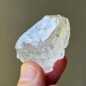 Ice Quartz with Record Keepers, Hydrothermally Etched & Water Clear, 40g, Spiritual Transformation, Diamantina, Minas Gerais, Brazil T433