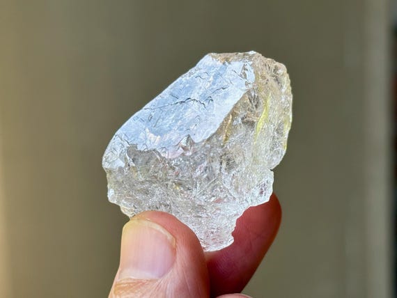 Ice Quartz with Record Keepers, Hydrothermally Etched & Water Clear, 40g, Spiritual Transformation, Diamantina, Minas Gerais, Brazil T433