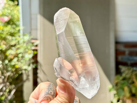 Lemurian Quartz, Mother & Child Formation (Nurturing Energy), 330g, New Find, Highest Grade, AAA Water Clear Lemurian, Bahia, Brazil W253