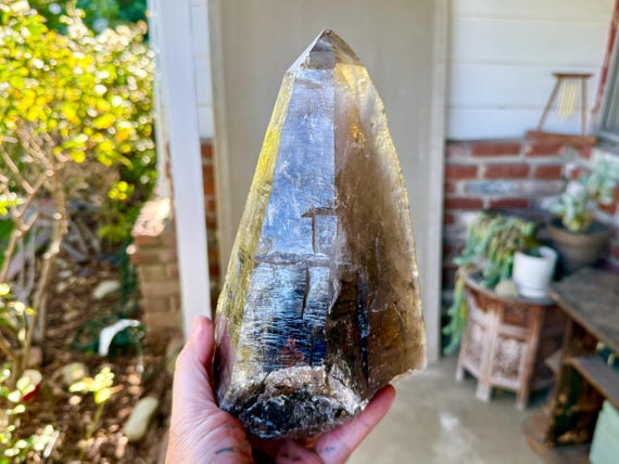 Smoky Tessin Quartz, 3 Kilo, Grounding & Protection, Root Chakra Crystal, Conselheiro Pena, Minas Gerais, Brazil W110