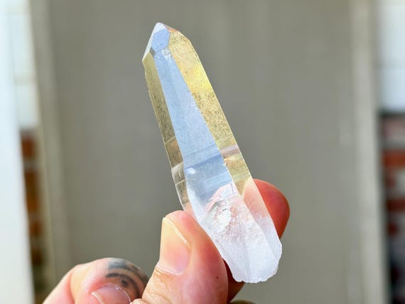 Lemurian Quartz, Water Clear, 30g, New Find, AAA Highest Quality, Bahia, Brazil T776