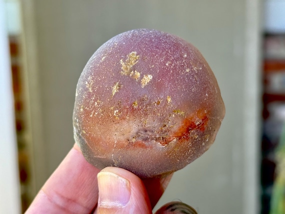 Running Sand Gobi Agate, 70g, Desert Stone of Transformation, Naturally Formed by Wind and Sand, Mongolia T345