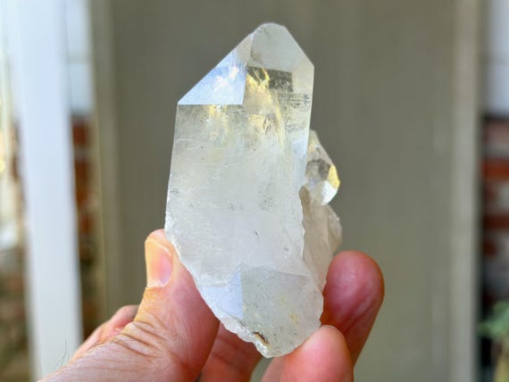 Starbrary Quartz with Green Chlorite, Tomas Gonzaga Mine, 180g, Corinto, Minas Gerais, Brazil V463