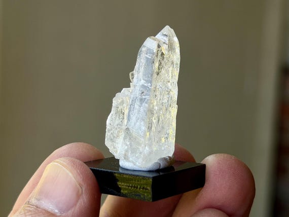 Nifontovite, Tantric Twin, Water Clear, 8g, New Find, Crown & Pineal Chakra, Charcas, San Luis Potosi, Mexico B027