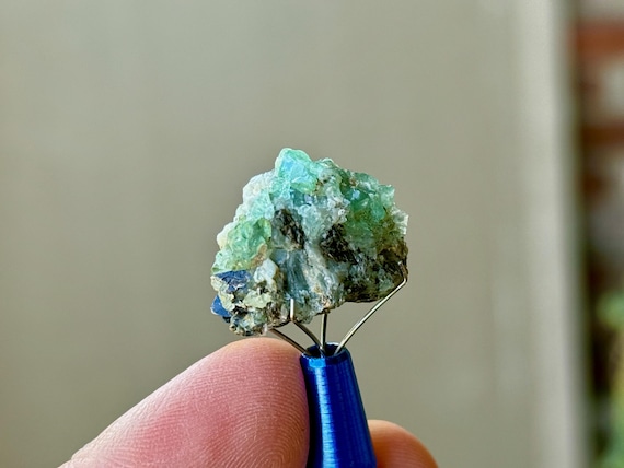 Emerald, Natural Raw Emerald, 7.7g, Empowerment, Abundance & Heart Healing, Tanzania A170
