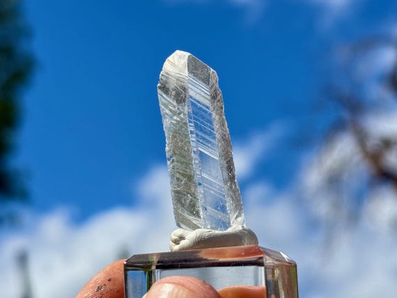 Nifontovite, AAA Water Clear, 8.4g, Highest Vibration, Crown & Pineal Chakra, San Luis Potosi, Mexico A442