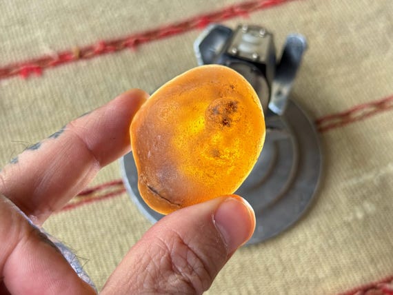 Running Sand Gobi Agate, 47g, Desert Stone of Transformation, Naturally Formed by Wind and Sand, Mongolia S229