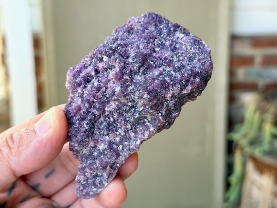 Purple Lepidolite & Green Tourmaline, Self-Standing, 258g, Coronel Murta, Minas Gerais, Brazil V505