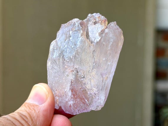 Purple Kunzite, Naturally Etched, 77g, Heart Chakra, Kunar Province, Afghanistan B508