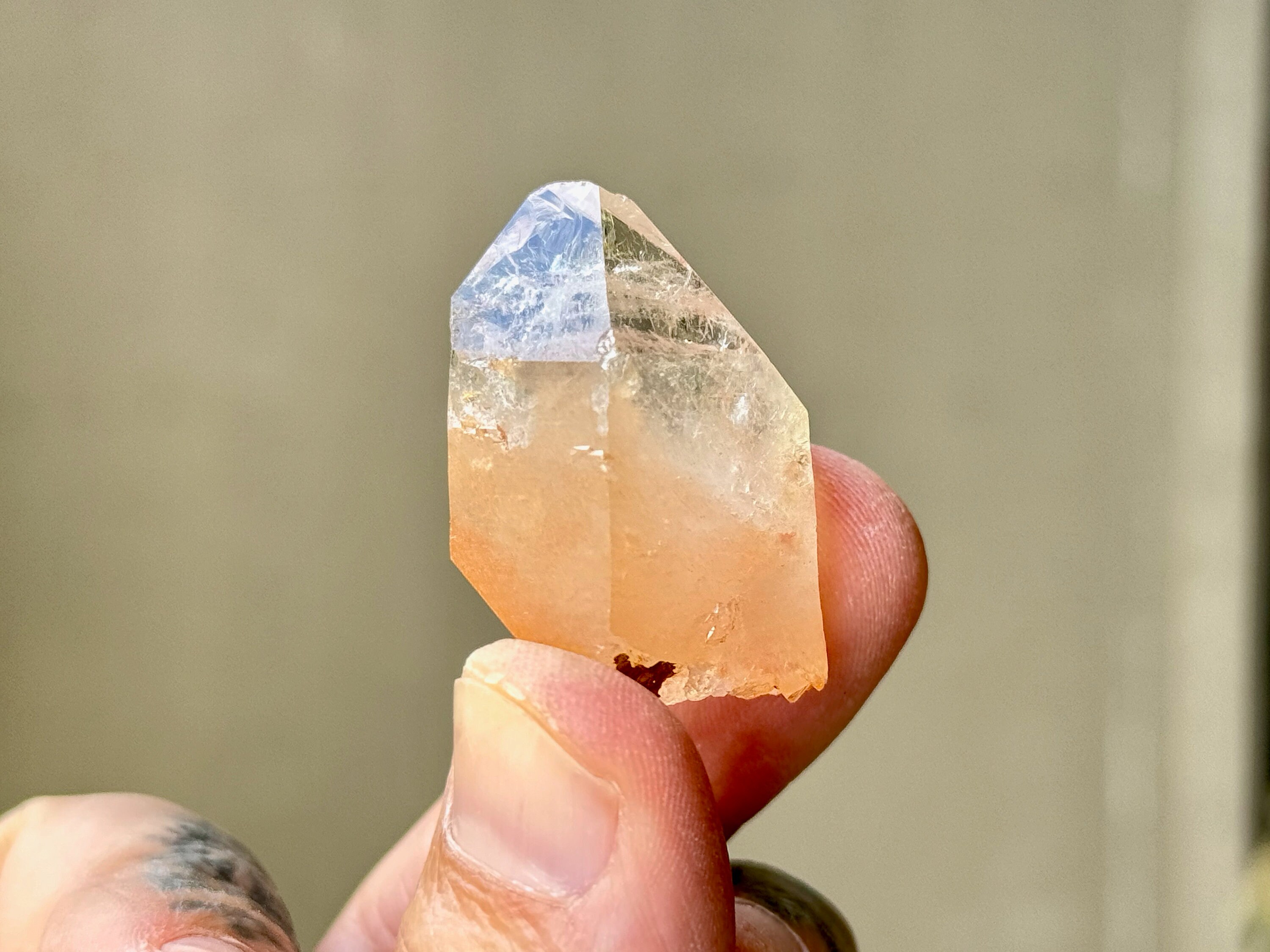 Tangerine Quartz Lot, 6 Pieces, Natural Tangerine Quartz with Beautiful Orange Hues, Sacral